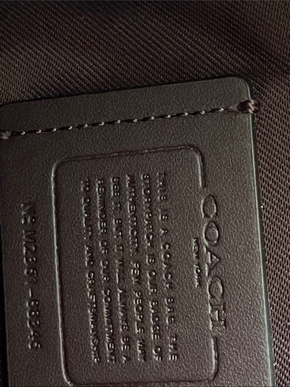 Coach Cassie 19 in Black Pebbled Leather - Picture 14 of 14